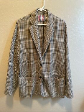 Urban Outfitters women Checked Blazer